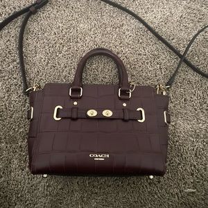 Coach crossbody croc